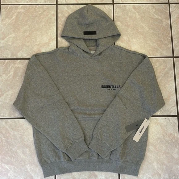 Fear of God Essentials Hoodies Pullover Dark Oatmeal - Picture 4 of 12